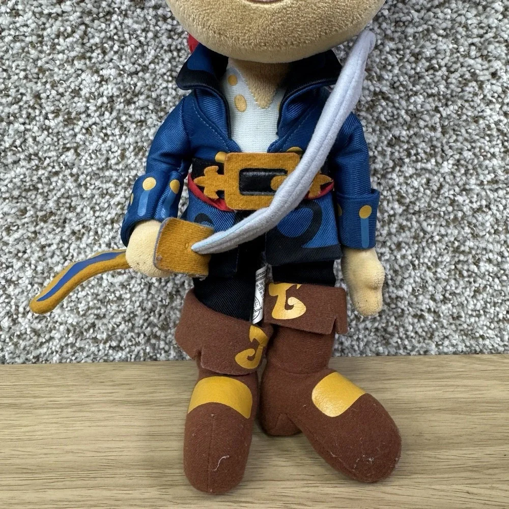 Disney Parks Jake & The Neverland Pirates Captain‎ Jake Sword Stuffed Plush 14